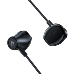 
Į ausis įdedamos ausinės su USB-C jungtimi, mikrofonu ir nuotolinio valdymo pultu 1,2 m – juodos
