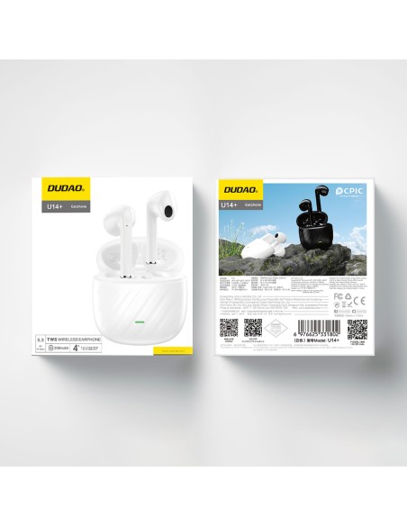 TWS Bluetooth 5.3 belaidės ausinės – baltos
 
TWS Bluetooth 5.3 belaidės ausinės – baltos
