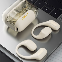 
U17Pro On-Ear belaidės ausinės su Bluetooth 5.3 ir ANC – balta
