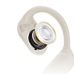 
OWS U4A verslo ausinės su mikrofonu Bluetooth 5.3 IPX5 skambučiams – balta
