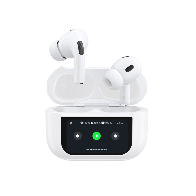 
U19 TWS Wireless Bluetooth 5.3 In-Ear ausinės su LED ekranu – balta
