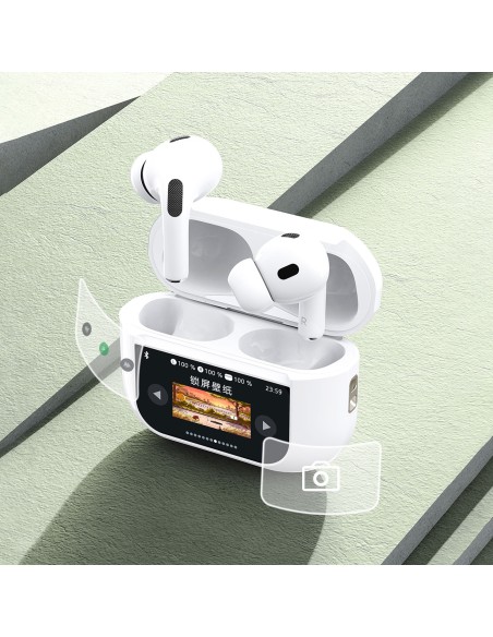 U19 TWS Wireless Bluetooth 5.3 In-Ear ausinės su LED ekranu – balta
 
U19 TWS Wireless Bluetooth 5.3 In-Ear ausinės su LED ekranu – balta