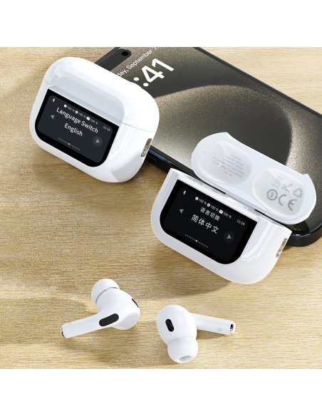 U19 TWS Wireless Bluetooth 5.3 In-Ear ausinės su LED ekranu – balta
 
U19 TWS Wireless Bluetooth 5.3 In-Ear ausinės su LED ekranu – balta