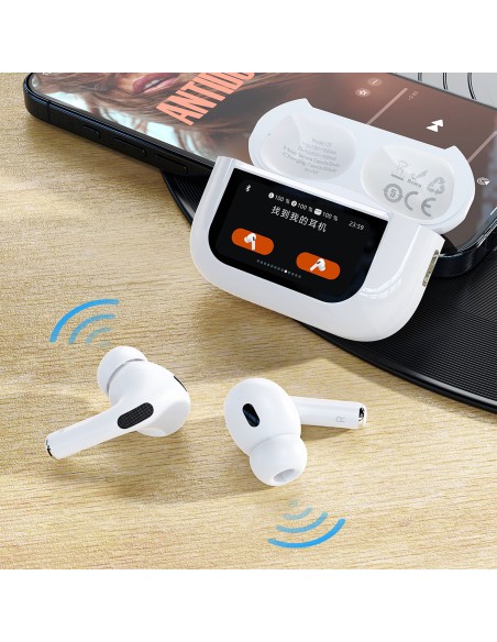 U19 TWS Wireless Bluetooth 5.3 In-Ear ausinės su LED ekranu – balta
 
U19 TWS Wireless Bluetooth 5.3 In-Ear ausinės su LED ekranu – balta