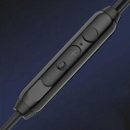 
Laidinės į ausis įdedamos ausinės su mikrofonu ir nuotolinio valdymo pulteliu USB-C 1,2 m – juodos
