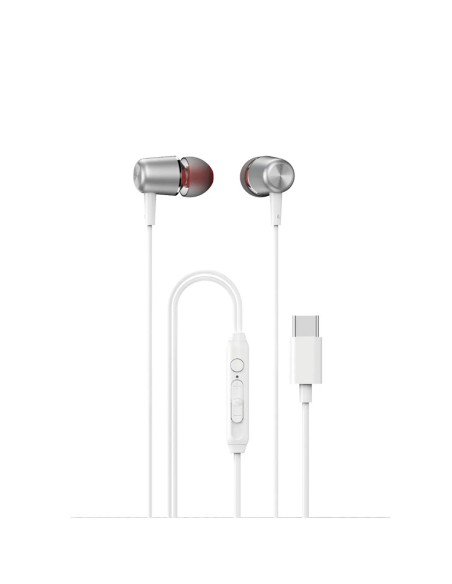 Laidinės į ausis įstatomos ausinės su mikrofonu ir nuotolinio valdymo pulteliu USB-C 1,2 m – baltos spalvos
 
Laidinės į ausis įstatomos ausinės su mikrofonu ir nuotolinio valdymo pulteliu USB-C 1,2 m – baltos spalvos