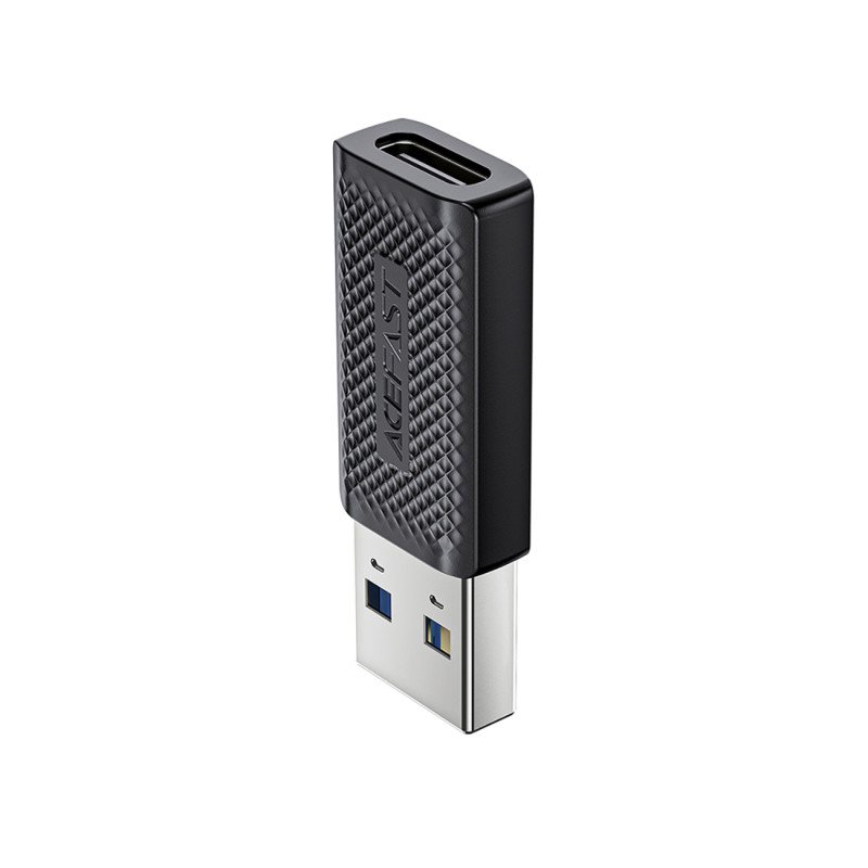 USB-C į USB-A 3.0 (vyriškas) 5Gb/ s adapteris – juodas
USB-C į USB-A 3.0 (vyriškas) 5Gb/ s adapteris – juodas