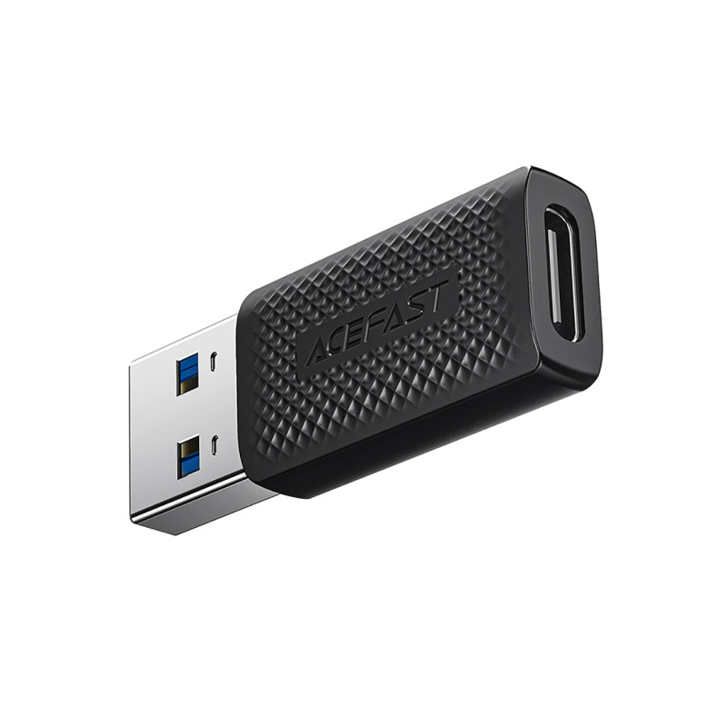 USB-C į USB-A 3.0 (vyriškas) 5Gb/ s adapteris – juodas