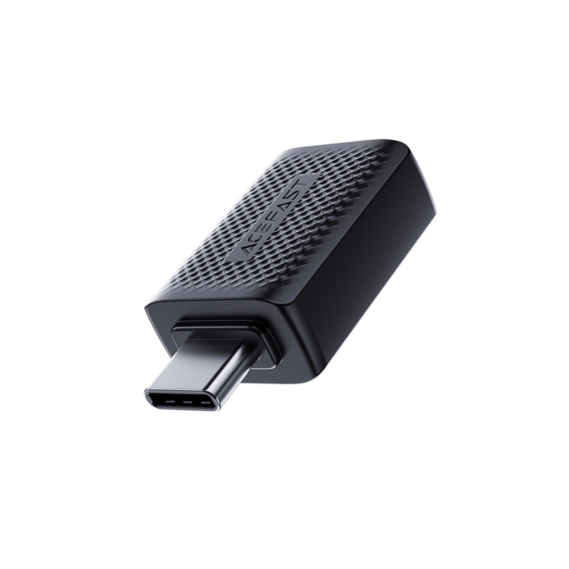 USB-A į USB-C 3.0 vyriškas 5Gb/ s adapteris – juodas