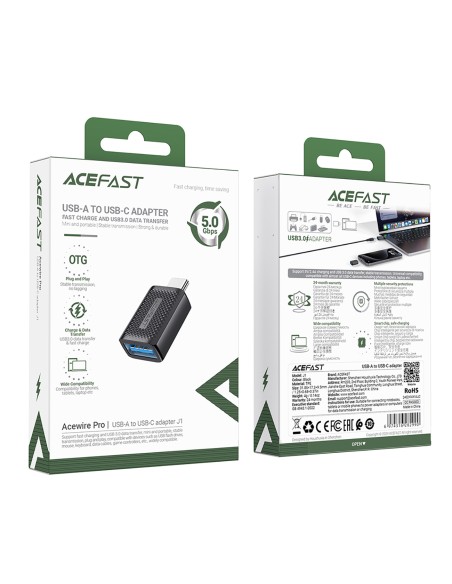 USB-A į USB-C 3.0 vyriškas 5Gb/ s adapteris – juodas
 
USB-A į USB-C 3.0 vyriškas 5Gb/ s adapteris – juodas