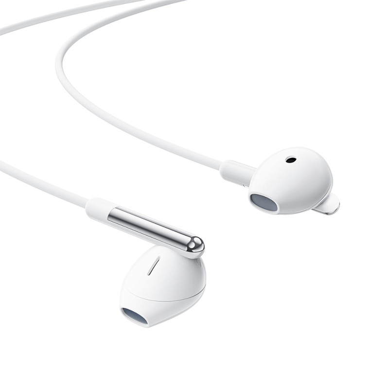 Laidinės ausinės su mikrofonu ir nuotolinio valdymo pulteliu USB-C 1,2 m – baltos spalvos