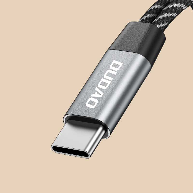 2in1 adapterio skirstytuvas USB-C maitinimui ir ausinėms – pilka
