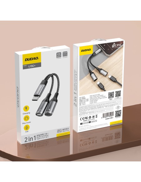 2in1 adapterio skirstytuvas USB-C maitinimui ir ausinėms – pilka
 
2in1 adapterio skirstytuvas USB-C maitinimui ir ausinėms – pilka