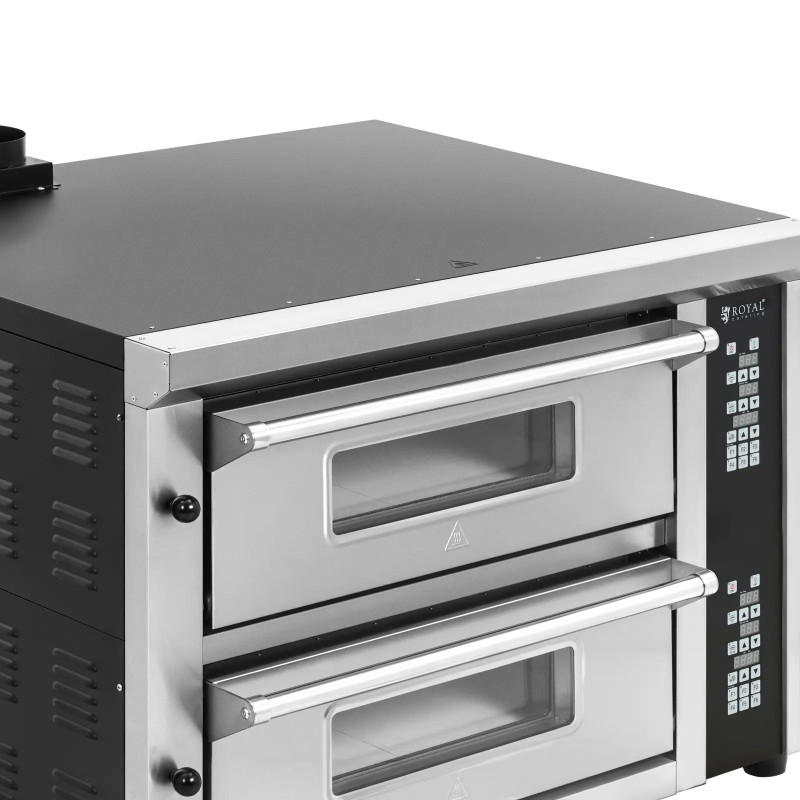 Elektrinė picų krosnelė su šamotu 8 picoms, skersmuo 33cm 400V 8400W