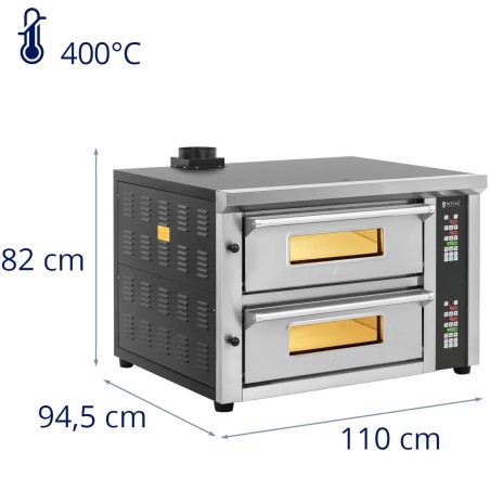 Elektrinė picų krosnelė su šamotu 8 picoms, skersmuo 33cm 400V 8400W
 
Elektrinė picų krosnelė su šamotu 8 picoms, skersmuo 33cm 400V 8400W