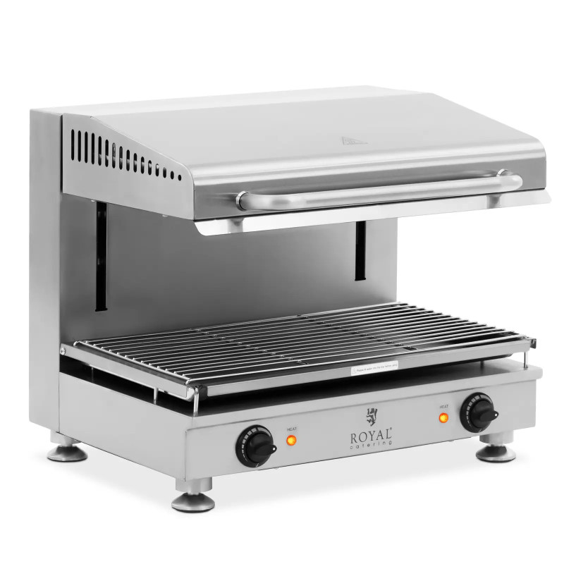 
Salamanader pita skrudintuvas su reguliuojamu aukščiu 60 cm 400 V 5000 W
