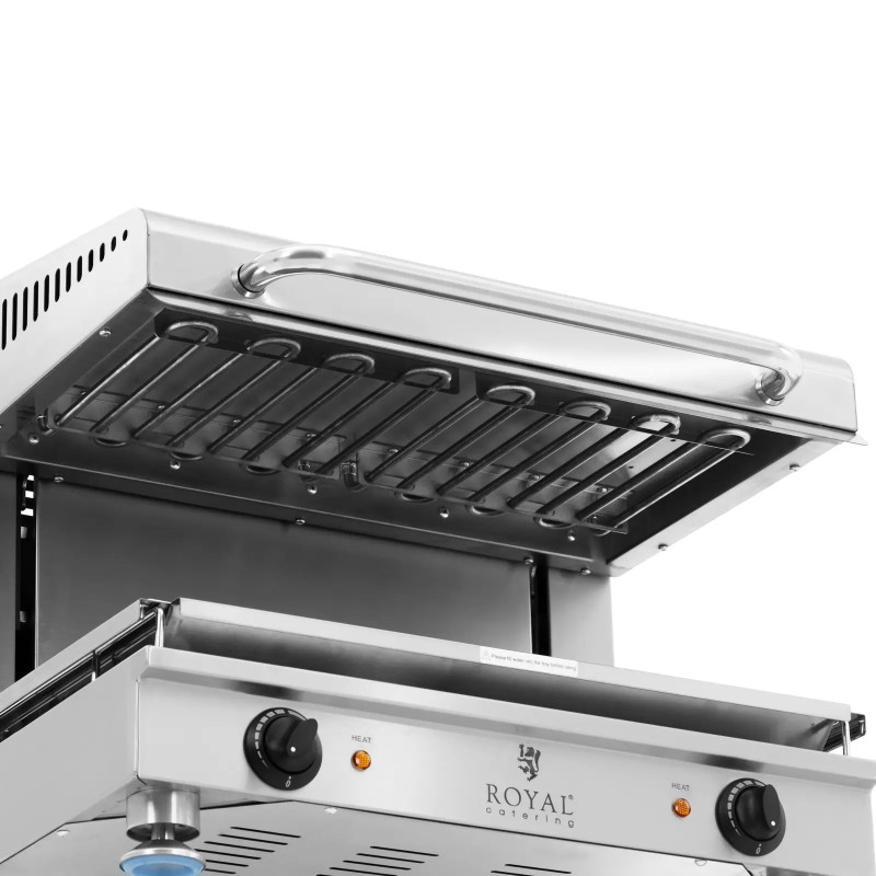 
Salamanader pita skrudintuvas su reguliuojamu aukščiu 60 cm 400 V 5000 W
