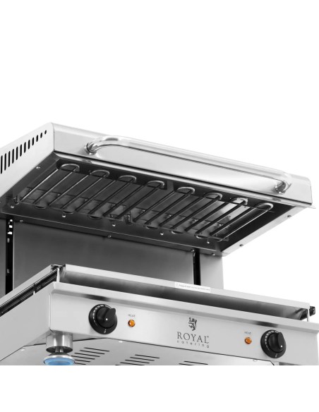 
Salamanader pita skrudintuvas su reguliuojamu aukščiu 60 cm 400 V 5000 W
