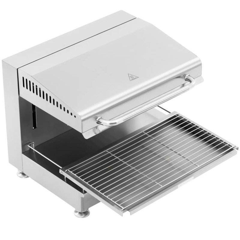 
Salamanader pita skrudintuvas su reguliuojamu aukščiu 60 cm 400 V 5000 W
