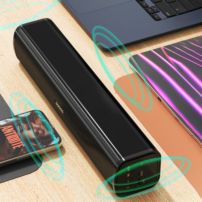 Y2+ Bluetooth 5.0 garsiakalbis 2400mAh SD USB FM – juodas