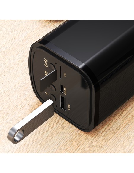 Y2+ Bluetooth 5.0 garsiakalbis 2400mAh SD USB FM – juodas
 
Y2+ Bluetooth 5.0 garsiakalbis 2400mAh SD USB FM – juodas