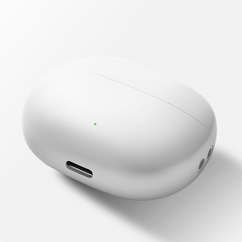 TWS Bluetooth 5.4 ANC ENC belaidės ausinės - baltos