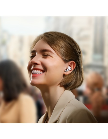 TWS Bluetooth 5.4 ANC ENC belaidės ausinės - baltos
 
TWS Bluetooth 5.4 ANC ENC belaidės ausinės - baltos