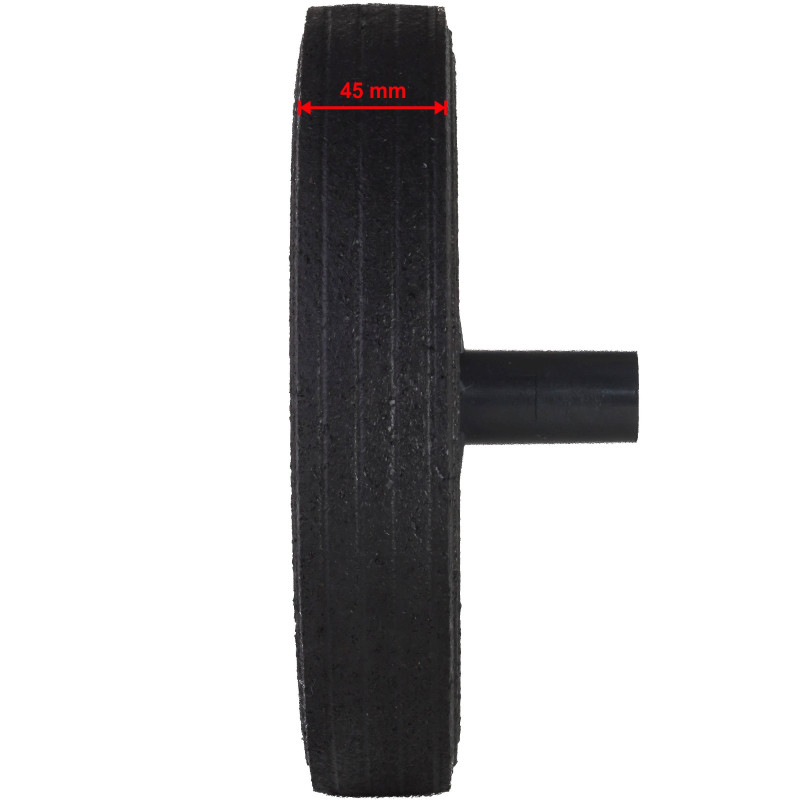 Ratas gumos atliekų konteinerio kibirui sk. 250 mm