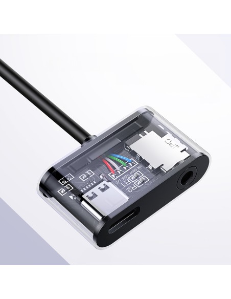 Garso adapteris 2 prievadų USB-C (vyriškas) - mini lizdas 3,5 mm / USB-C (moteris) - pilkas
 
Garso adapteris 2 prievadų USB-C (vyriškas) - mini lizdas 3,5 mm / USB-C (moteris) - pilkas