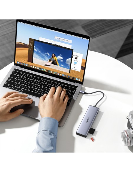 HUB adapteris USB-C – 3x USB-A 3.0 / HDMI / VGA / RJ45 / SD / TF kortelių skaitytuvas / USB-C PD - pilka
 
HUB adapteris USB-C – 3x USB-A 3.0 / HDMI / VGA / RJ45 / SD / TF kortelių skaitytuvas / USB-C PD - pilka