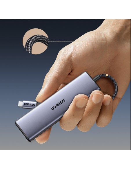 HUB adapteris USB-C – 3x USB-A 3.0 / HDMI / VGA / RJ45 / SD / TF kortelių skaitytuvas / USB-C PD - pilka
 
HUB adapteris USB-C – 3x USB-A 3.0 / HDMI / VGA / RJ45 / SD / TF kortelių skaitytuvas / USB-C PD - pilka