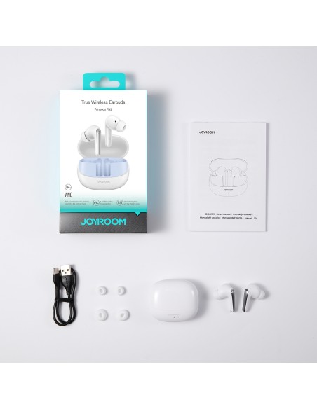 Funpods TWS In-Ear Bluetooth 5.4 ANC ausinės su IP54 apsauga – balta
 
Funpods TWS In-Ear Bluetooth 5.4 ANC ausinės su IP54 apsauga – balta