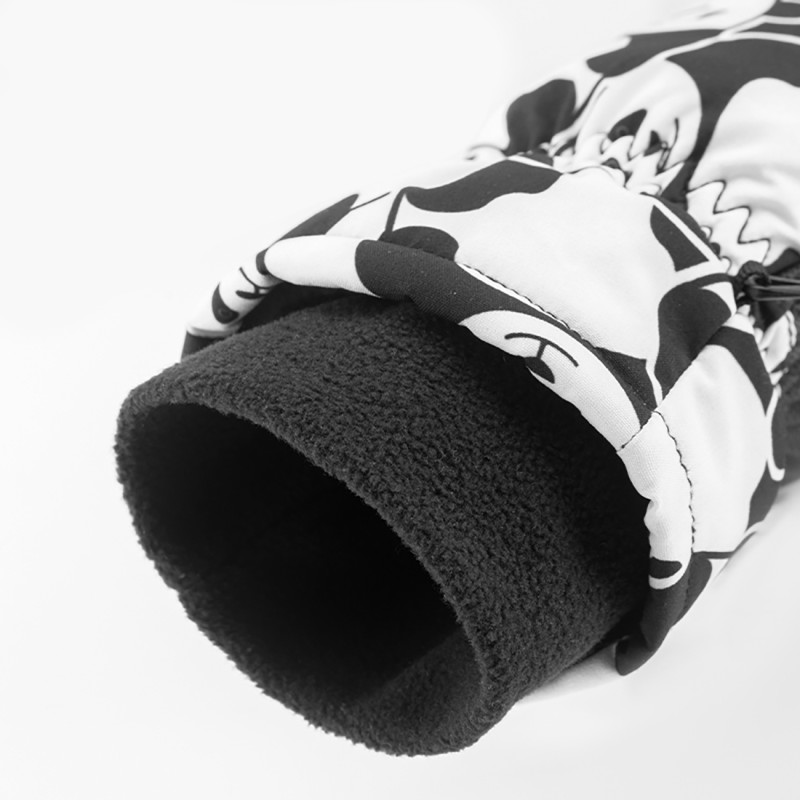 Panda Heat Slidinėjimo pirštinės be pirštų S dydis - juodos/ baltos