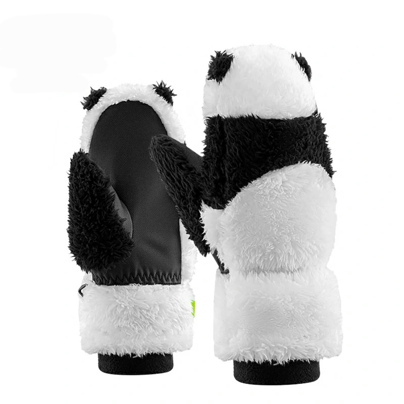 
Panda slidinėjimo pirštinės vaikams ir suaugusiems S dydis – juodos/ baltos

