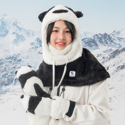 
Panda slidinėjimo pirštinės vaikams ir suaugusiems S dydis – juodos/ baltos
