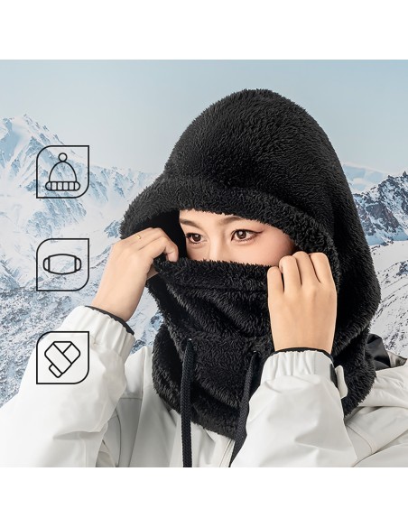Šilta kailinė balaklava žiemos slidinėjimui Arctic Velvet dydis L - juoda
 
Šilta kailinė balaklava žiemos slidinėjimui Arctic Velvet dydis L - juoda