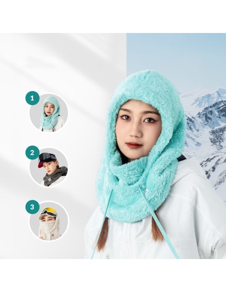Šilta kailinė balaklava žiemos slidinėjimui Arctic Velvet dydis L - mėtinė
 
Šilta kailinė balaklava žiemos slidinėjimui Arctic Velvet dydis L - mėtinė
