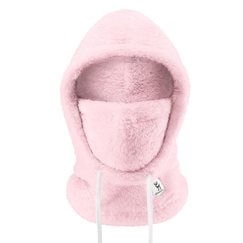 
Šilta kailinė balaklava žiemos slidinėjimui Arctic Velvet dydis M - rožinė
