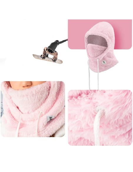 Šilta kailinė balaklava žiemos slidinėjimui Arctic Velvet dydis M - rožinė
 
Šilta kailinė balaklava žiemos slidinėjimui Arctic Velvet dydis M - rožinė