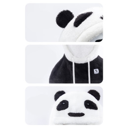 
Šilta žieminė balaklava iš kailio Panda vaikams ir suaugusiems L dydis - juoda/ balta
