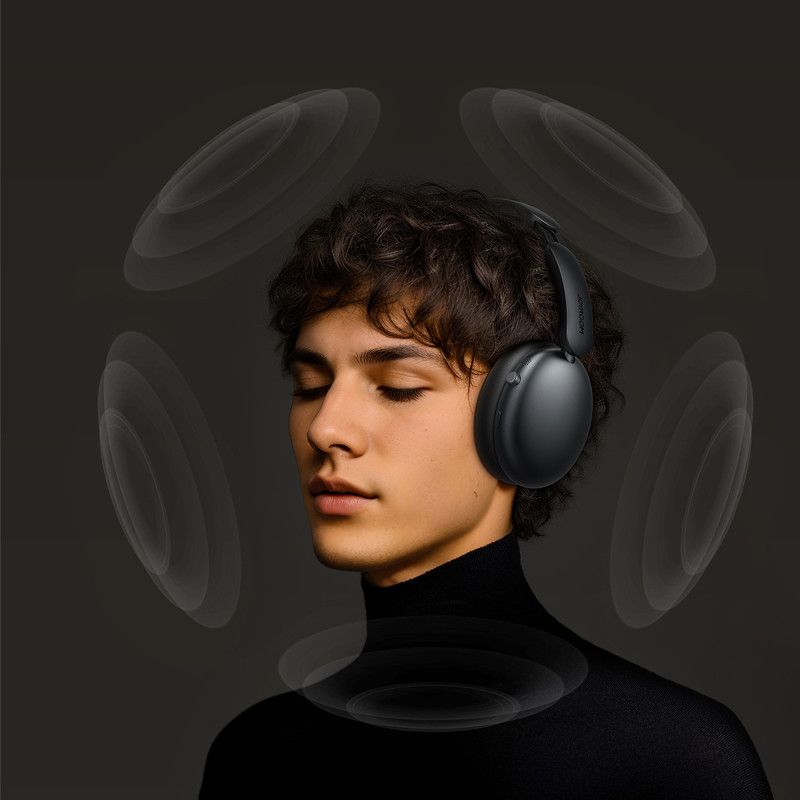 J-Head serijos JR-JH1 belaidės ausinės su ANC Bluetooth - juodos