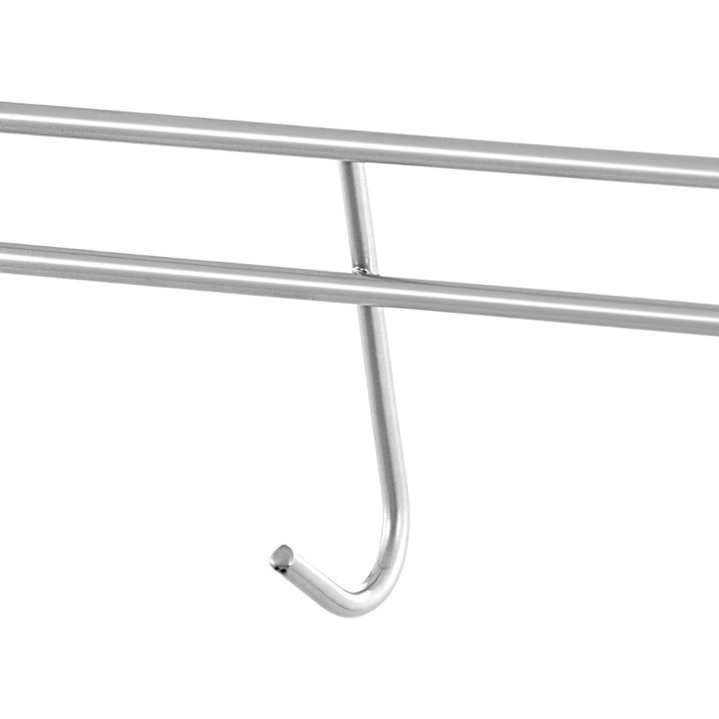 Metalinis stelažas sandėlio virtuvei 4 lentynų kabliukai 90 x 35 x 152 cm iki 121 kg