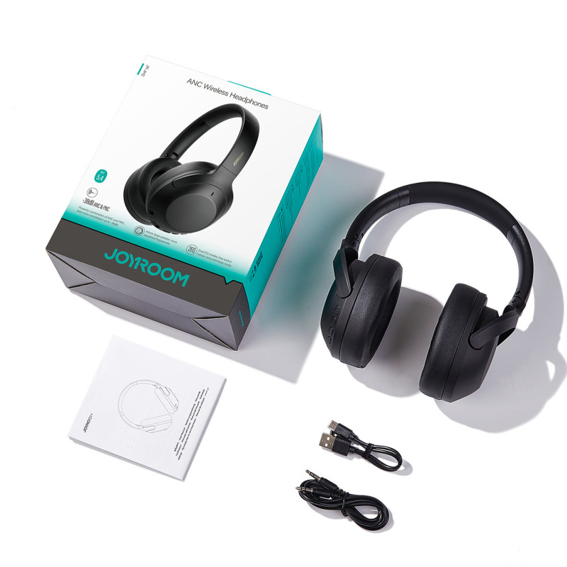 
J-Head serijos JR-JH2 belaidės ausinės su ANC Bluetooth - juodos
