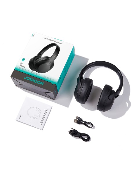 
J-Head serijos JR-JH2 belaidės ausinės su ANC Bluetooth - juodos
