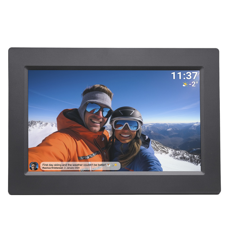 Skaitmeninis rėmelis 10.1& 39 & 39 16GB microSD Frameo PFF-1015B – juodas