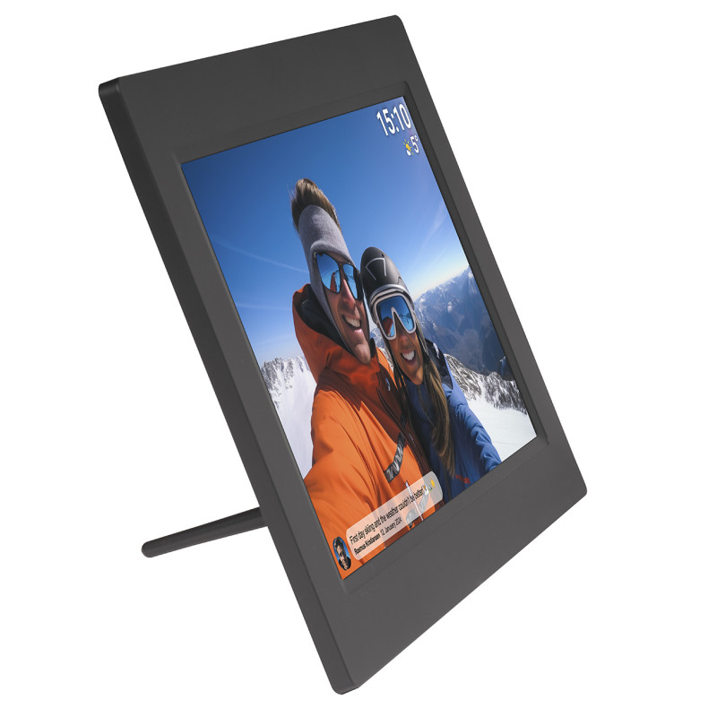 Skaitmeninis rėmelis 10.1& 39 & 39 16GB microSD Frameo PFF-1015B – juodas