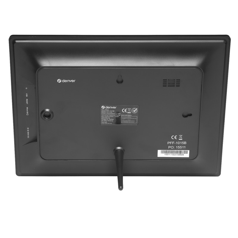 Skaitmeninis rėmelis 10.1& 39 & 39 16GB microSD Frameo PFF-1015B – juodas