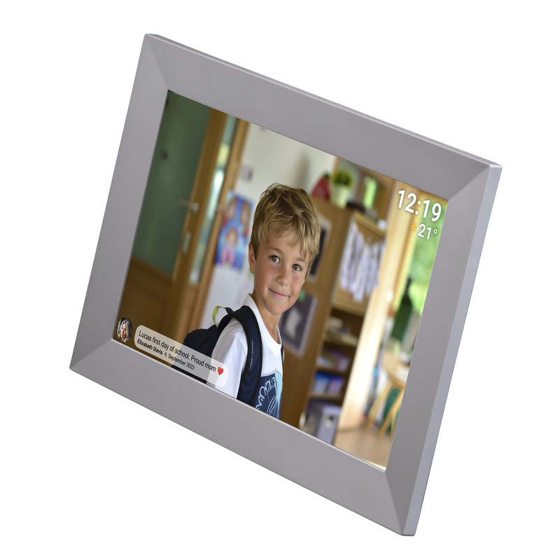 Skaitmeninis rėmelis 10,1 colio 16 GB „microSD WiFi Frameo PFF-1026GR“ – pilkas