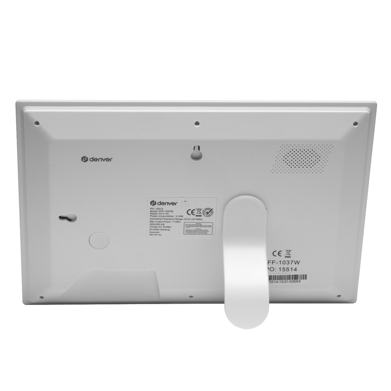 Skaitmeninis rėmelis 10.1& 39 & 39 16GB microSD WiFi microUSB Frameo PFF-1037W – baltas