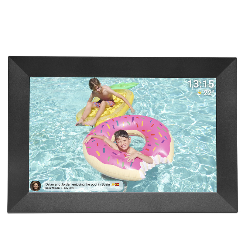 
Skaitmeninis rėmelis 10.1& 39 & 39 16GB microSD WiFi Frameo PFF-1024B – juodas
